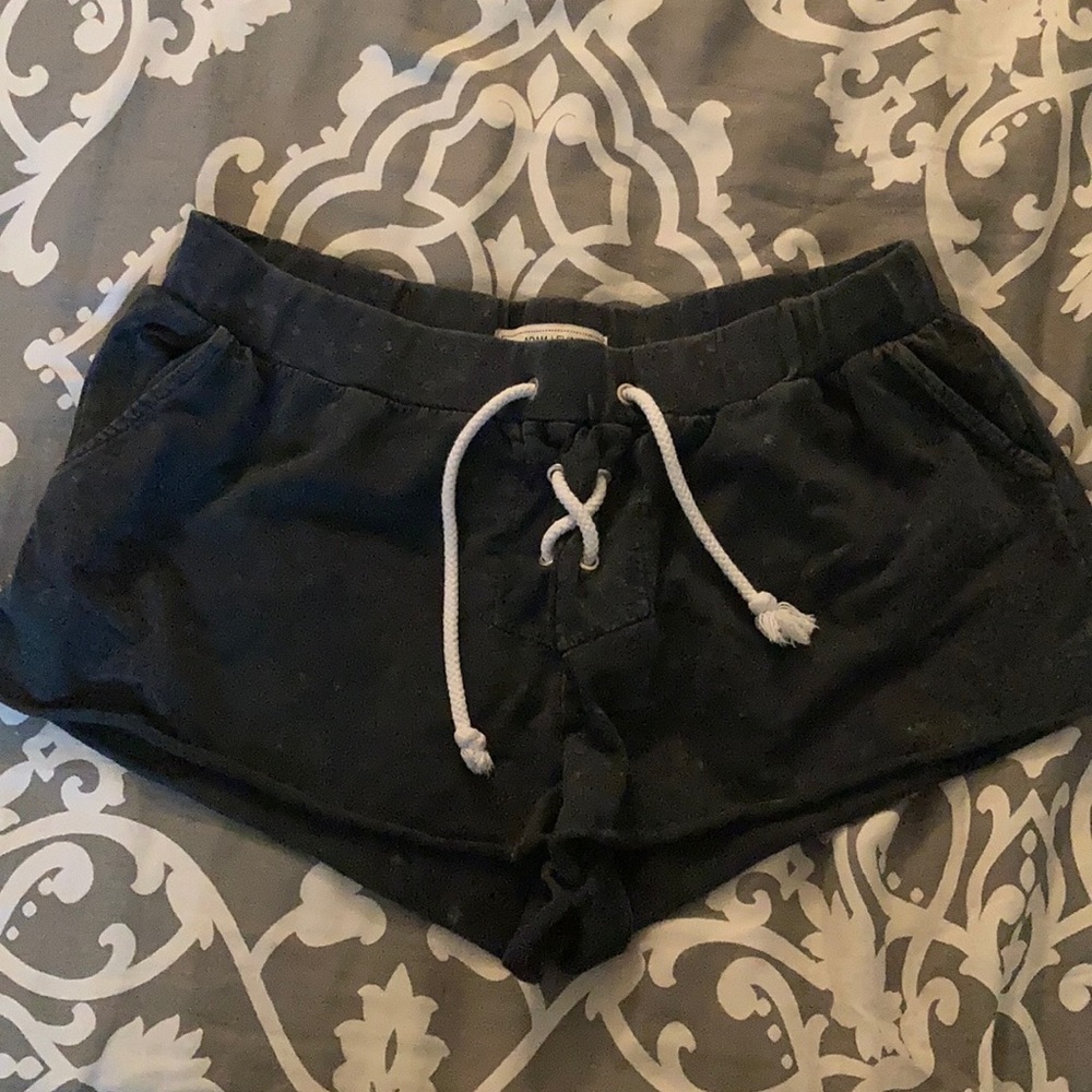Adam Levine tie up lounge shorts